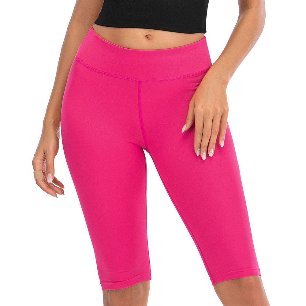 Women's High Waist Stretch Biker Shorts - Smokey Finds