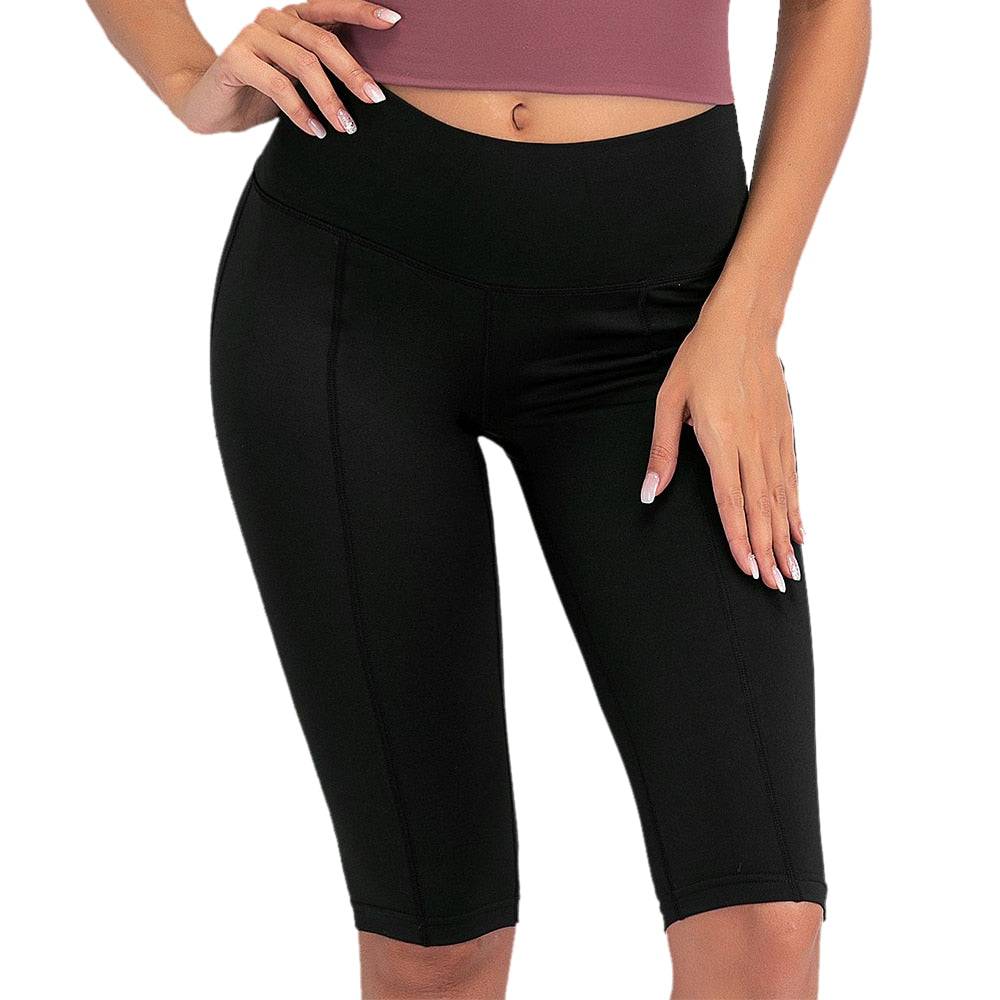 Women's High Waist Stretch Biker Shorts - Smokey Finds