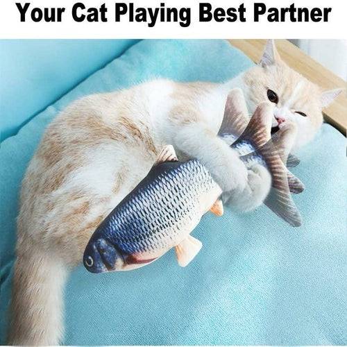 Electric Flipping Fish Toy for Cats - Smokey Finds