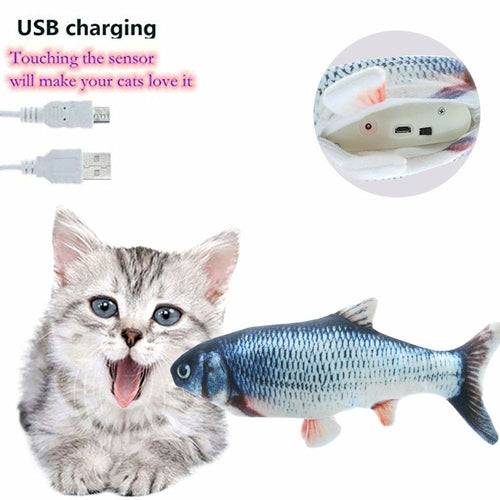 Electric Flipping Fish Toy for Cats - Smokey Finds