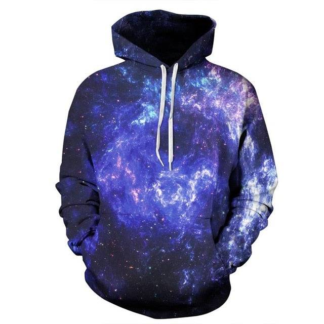 New Fashion 3D Print Waves of Purple Sprite Sweatshirt - Smokey Finds