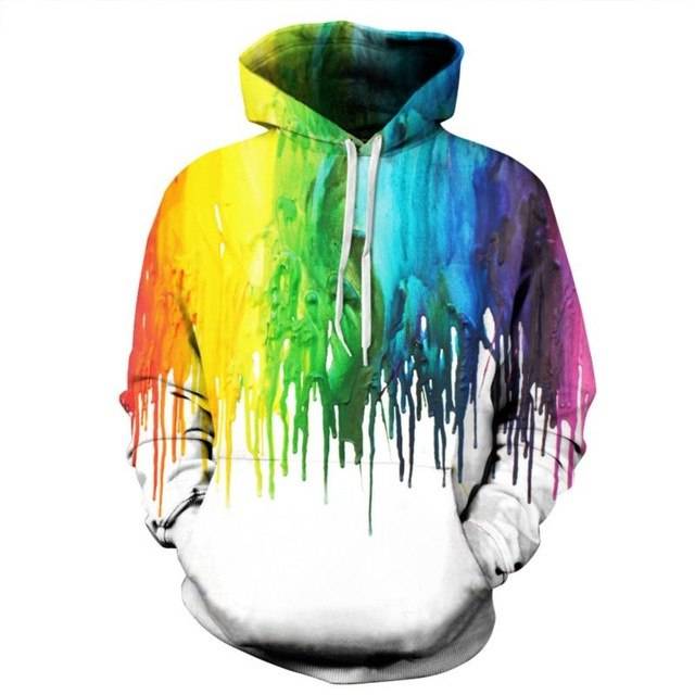 New Fashion 3D Print Waves of Purple Sprite Sweatshirt - Smokey Finds