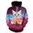 New Fashion 3D Print Waves of Purple Sprite Sweatshirt - Smokey Finds