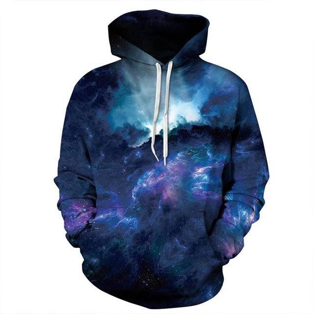 New Fashion 3D Print Waves of Purple Sprite Sweatshirt - Smokey Finds