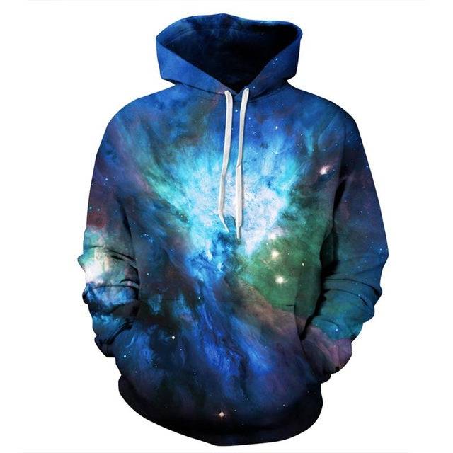 New Fashion 3D Print Waves of Purple Sprite Sweatshirt - Smokey Finds
