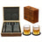 Whiskey Glasses Gift Set with Stones & Tongs - Smokey Finds